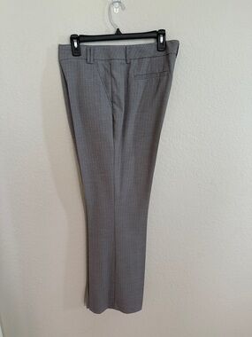 New York & Company Gray Pinstripe Dress Trousers